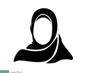 muslim-woman-with-hijab-icon-simple-solid-style-young-arab-saudi-girl-islam-islamic-fashion-concept-glyph-illustration-isolated-on-white-background-eps-10-vector